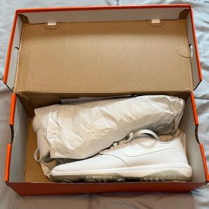 Nike Men's White Roshe G Tour 12 WIDE golf shoe